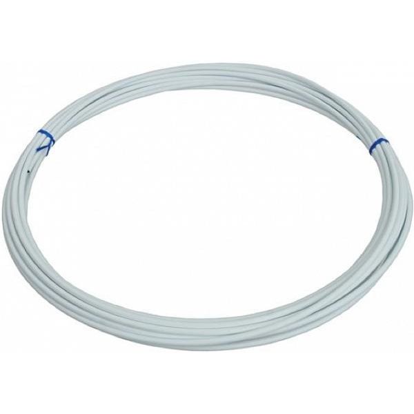 Cable al aire libre de freno 10 m x 4.9 mm blanco