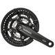 Shimano Crankset 3 x 10 velocità Trekking FC-T521 con crankarm da 175 mm 44-32-24t Octalink Black