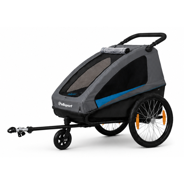 Polisport kids trailer trailer stroller bl gr