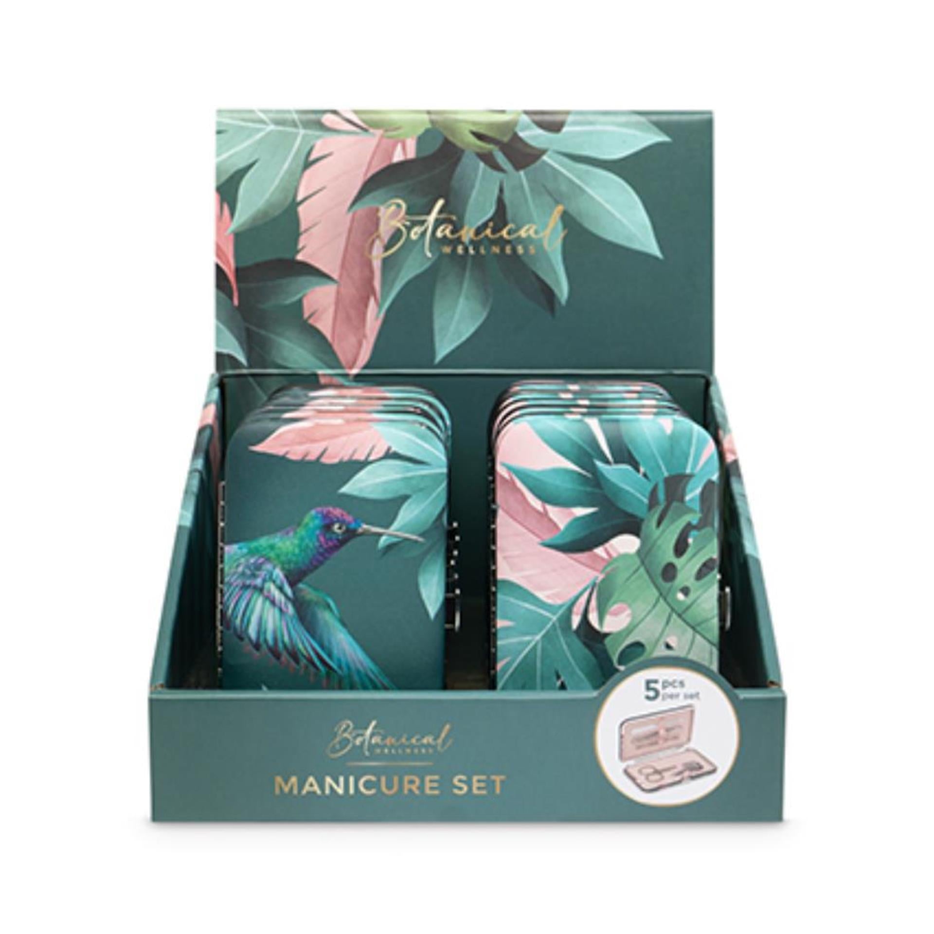 Casuelle botanical manicure set 5-piece in case