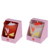 Vela Decoris de cristal h6,8cm corazón