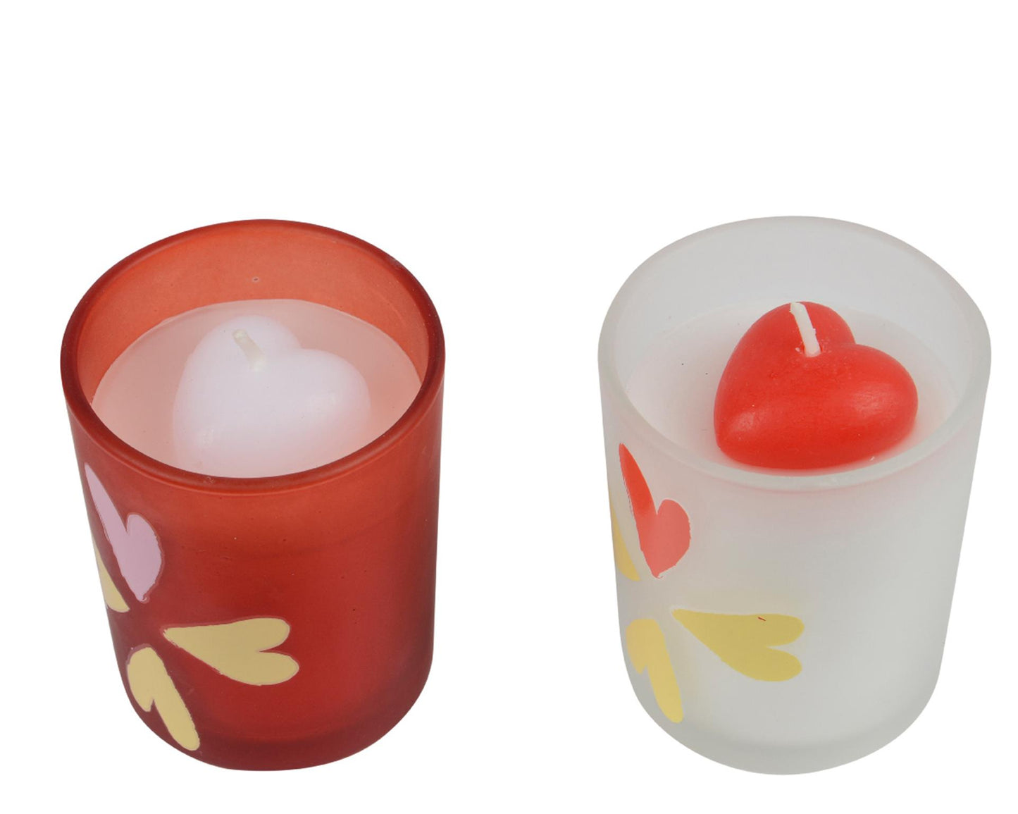 Vela Decoris de cristal h6,8cm corazón