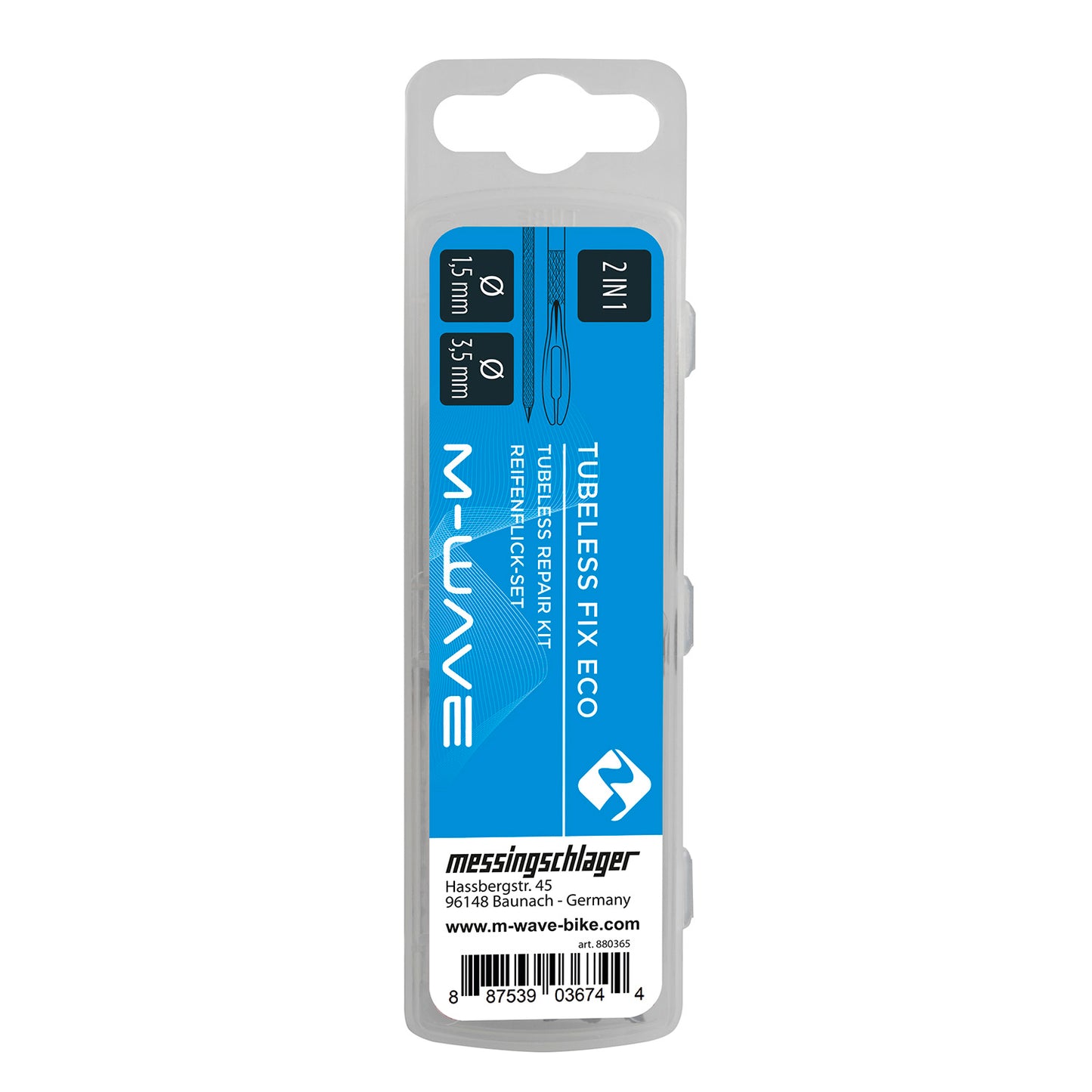 Kit de reparación M-wave tubeless fix eco