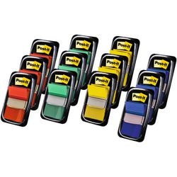 Paquete económico de índices estándar post-it 10 índices + 2 gratis 25 x 44 mm