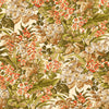 Cubiertas de pared holandesas Papel de pantalla holandés Floral Green