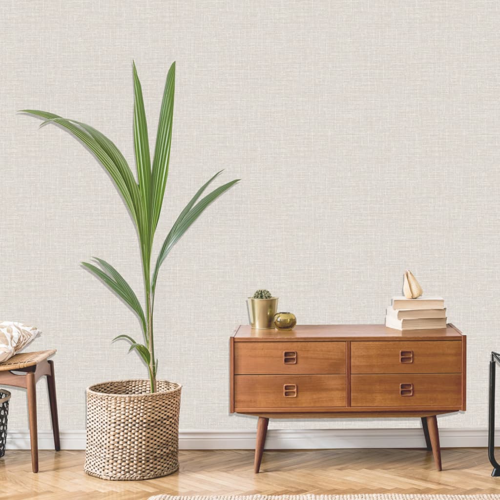 Dutch Wallcoverings Dutch Wallcoverings Wallpaper Thread Crème Tal
