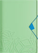 Cartella Leitz urban chic pp 3 lembi per 150 fogli - cartella per documenti A4 - ideale per la scuola o lo studio - verde