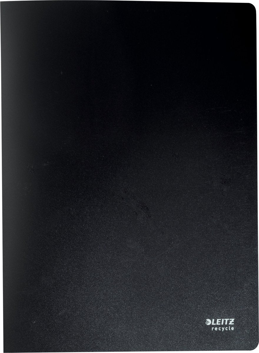 Leitz recycle show album a4 co2 nero neutro 90% plastica riciclata 40 copertine