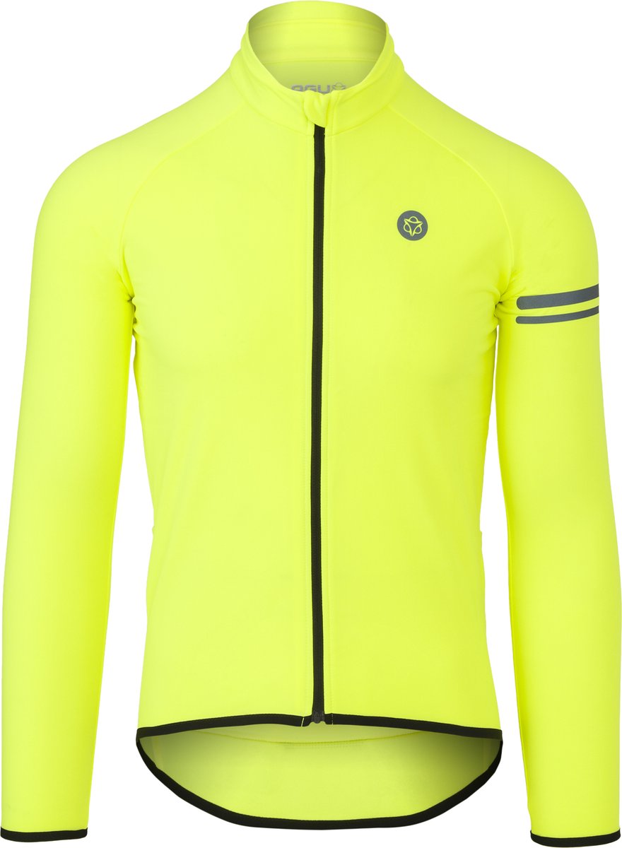 Camiseta térmica ciclismo manga larga esencial hombre