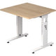 Bach bureau hammerer vos08 e w melamine t-voet