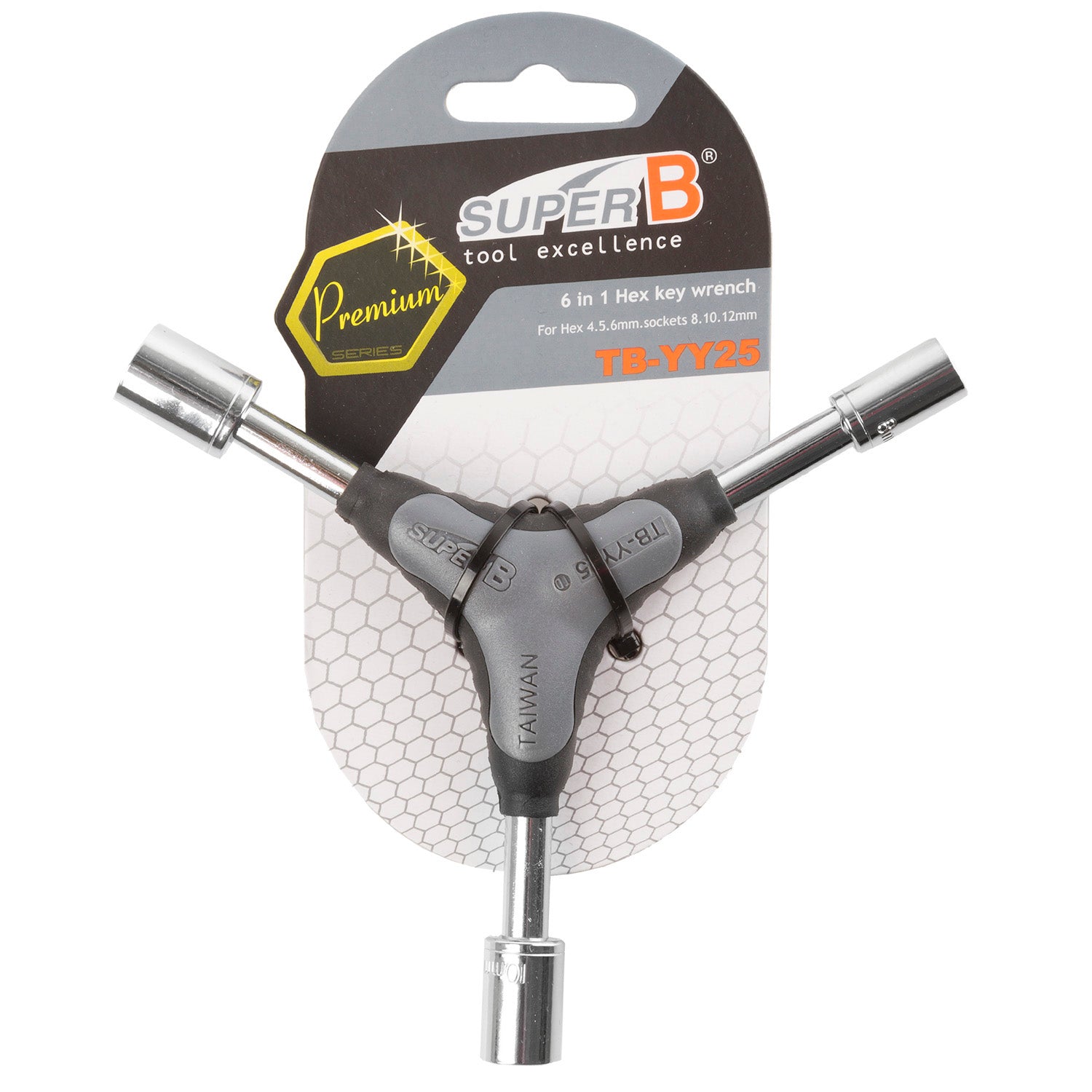 Llave de tres brazos super b tb-yy 25