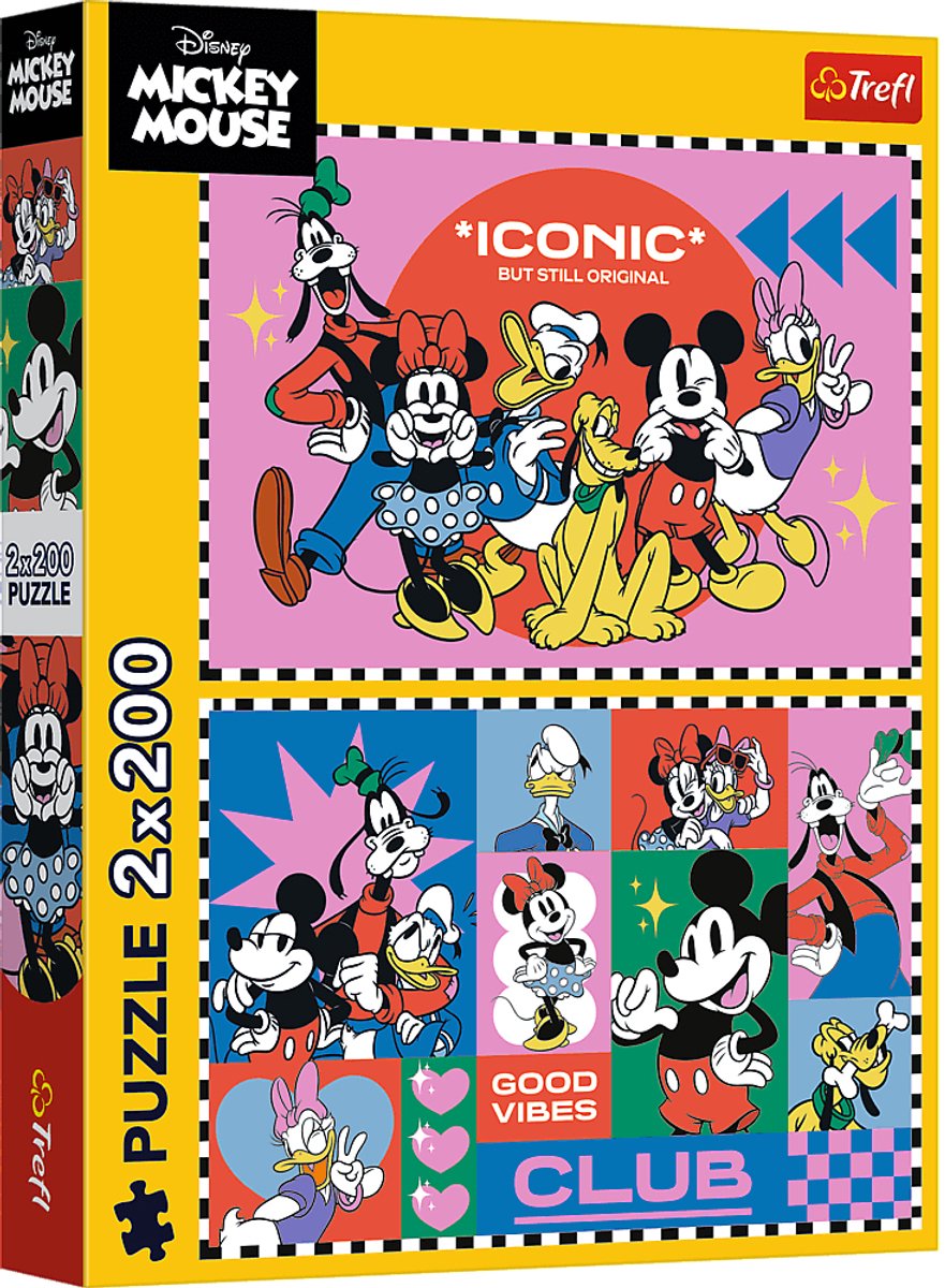 Puzzle Trefl Amici Disney 2x200 pezzi FSC mix 70% puzzle per bambini.