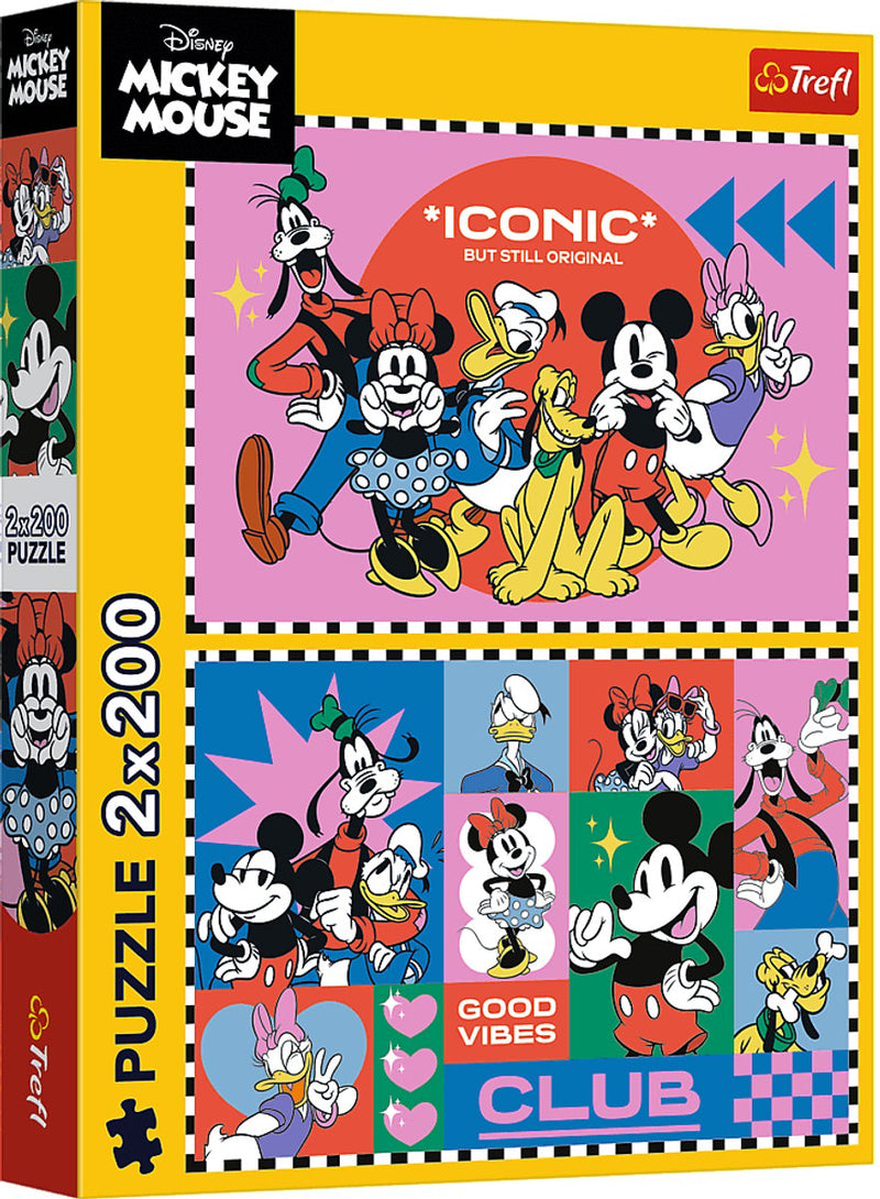 Puzzle Trefl Amici Disney 2x200 pezzi FSC mix 70% puzzle per bambini.