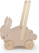 Trixie houten loopwagen - mrs. rabbit - babywalker - kinder speelgoed - loopkar vanaf 1,5 jaar - voor jongens en meisjes - fsc