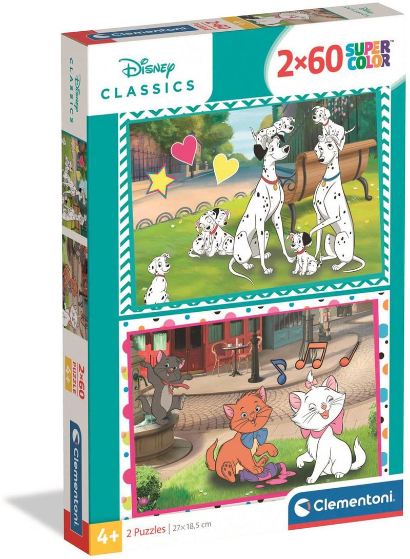 Clementoni disney classici (2 x 60 pezzi)
