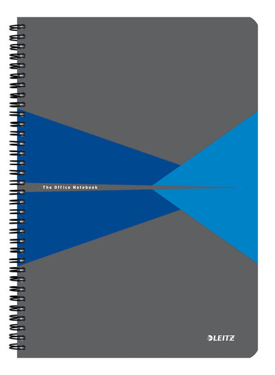 Quaderno da ufficio Leitz A4 a righe - con copertina in pp - carta da 80 grammi - blu