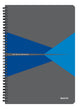 Quaderno da ufficio Leitz A4 a righe - con copertina in pp - carta da 80 grammi - blu