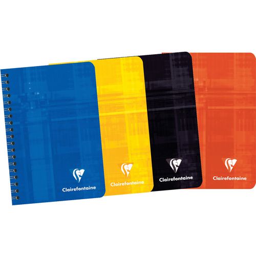 Cuaderno espiral 68592 90g m2 9x14cm cuadros 5x5mm 100 páginas 50 hojas