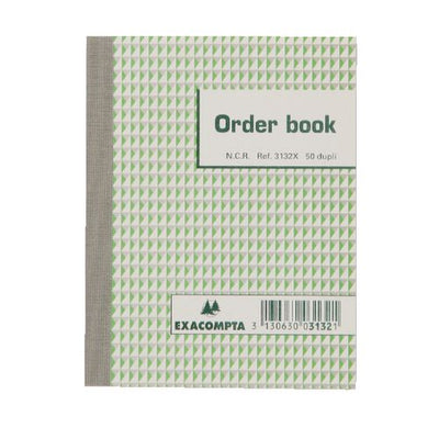 Libro de pedidos exacompta 3132x 10x13,5 sin imprimir rayado duplicado autocopiante nl fr