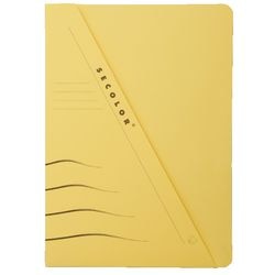 Carpeta insertable secolor djois 3153106 a4 220x310mm amarillo
