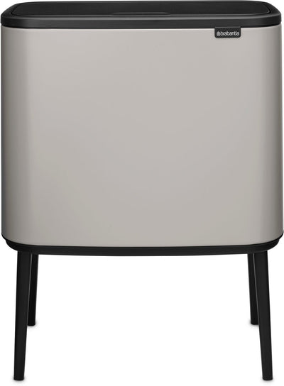 Pattumiera Brabantia bo touch bin - 36 litri - 1 scomparto - grigio tenue