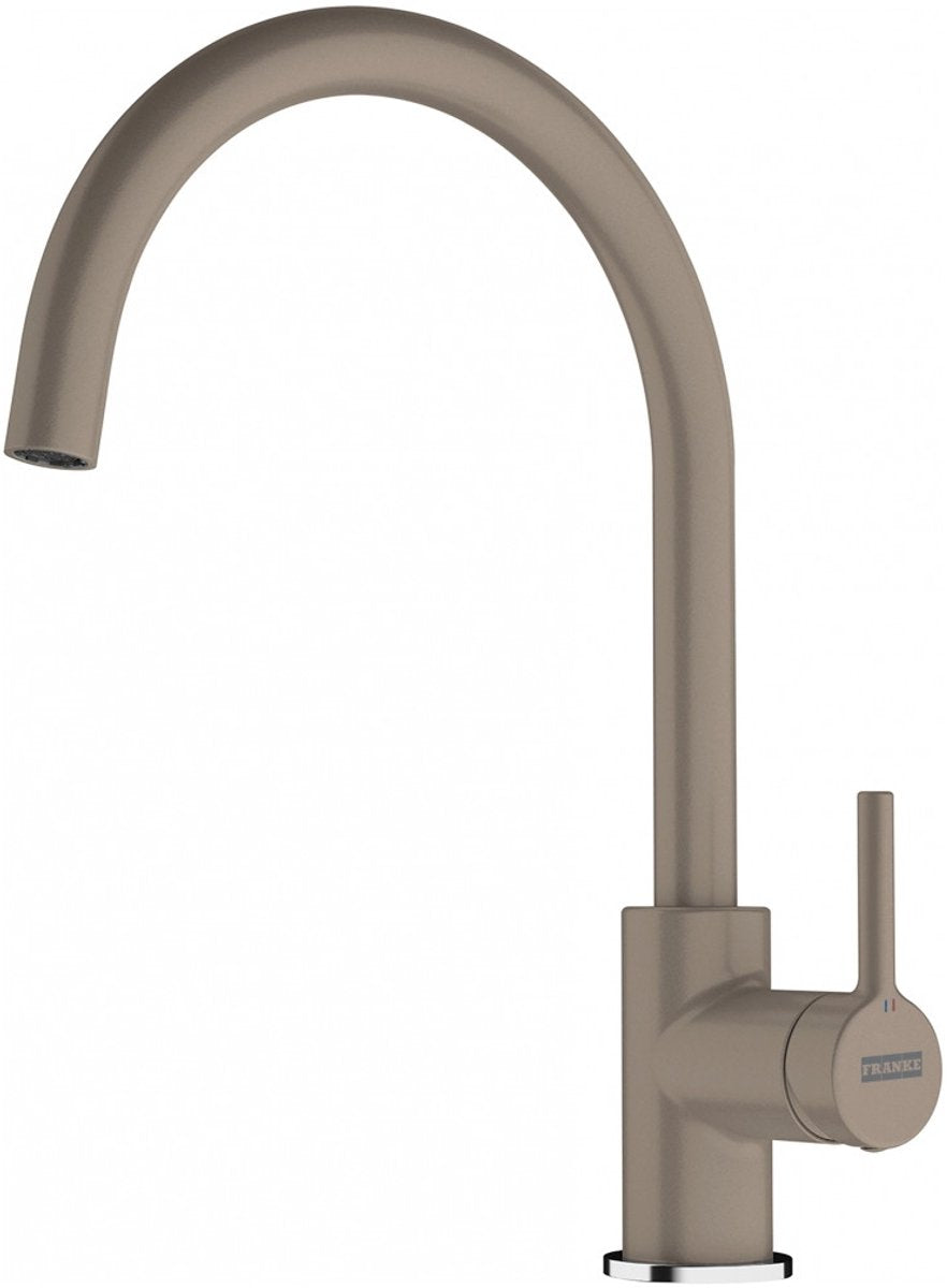 Franke lina - rubinetto cucina fc 6018.424, cashmere 115.0626.028