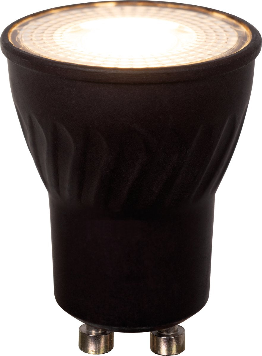 Lucide mr11 - lampada led - ã˜ 3.5 cm - led dim to warm - gu10 - 1x4w 2200k 3000k - nero