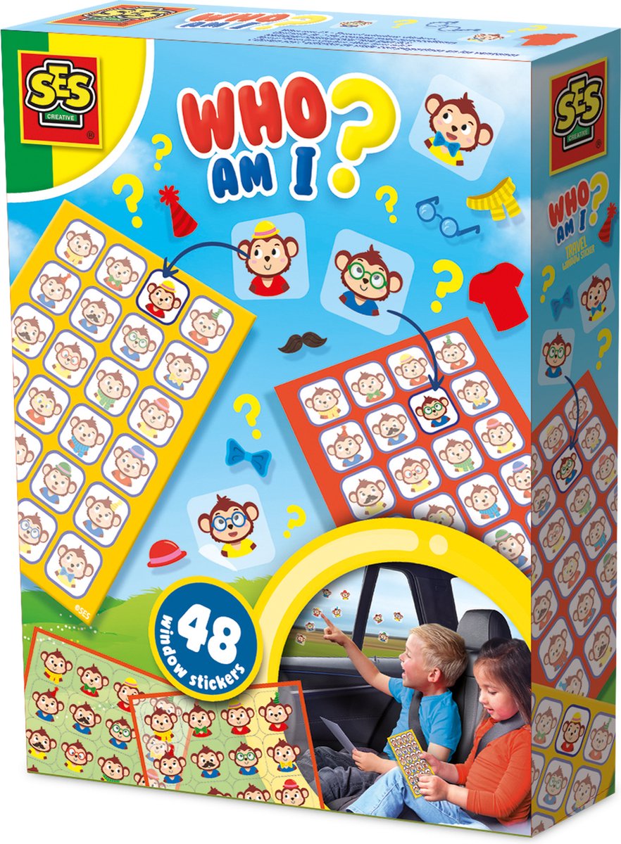 Ses who am I? - Travel game window sticker