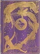 Paperblanks lang's fairy books hada violeta midi - con rayas