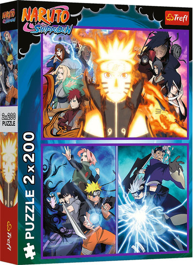 Trefl puzzle naruto shippuden ninja aldea de hojas ocultas - 200 piezas.