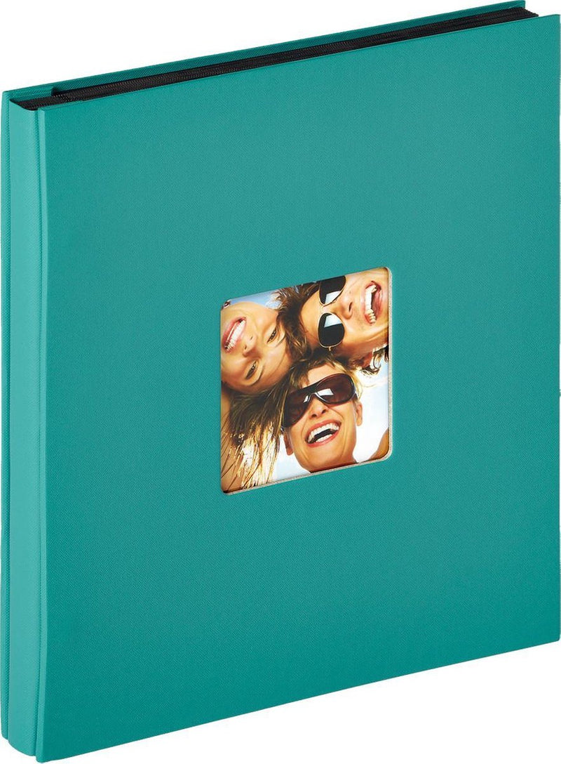 Walther ea-110-k fun - album stock - misura 31 x 33 cm - 400 foto 10 x 15 cm - verde petrolio