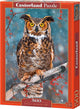 Castorland great horned owl – puzzel – 500 stukjes – satijnen afwerking – perfecte pasvorm – europese kwaliteit