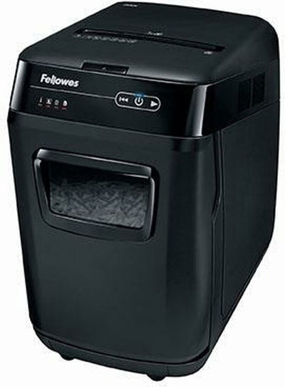 Fellowes automax 200c papierversnipperaar - automatisch - p-4 - 200 vel - silentshred - zwart