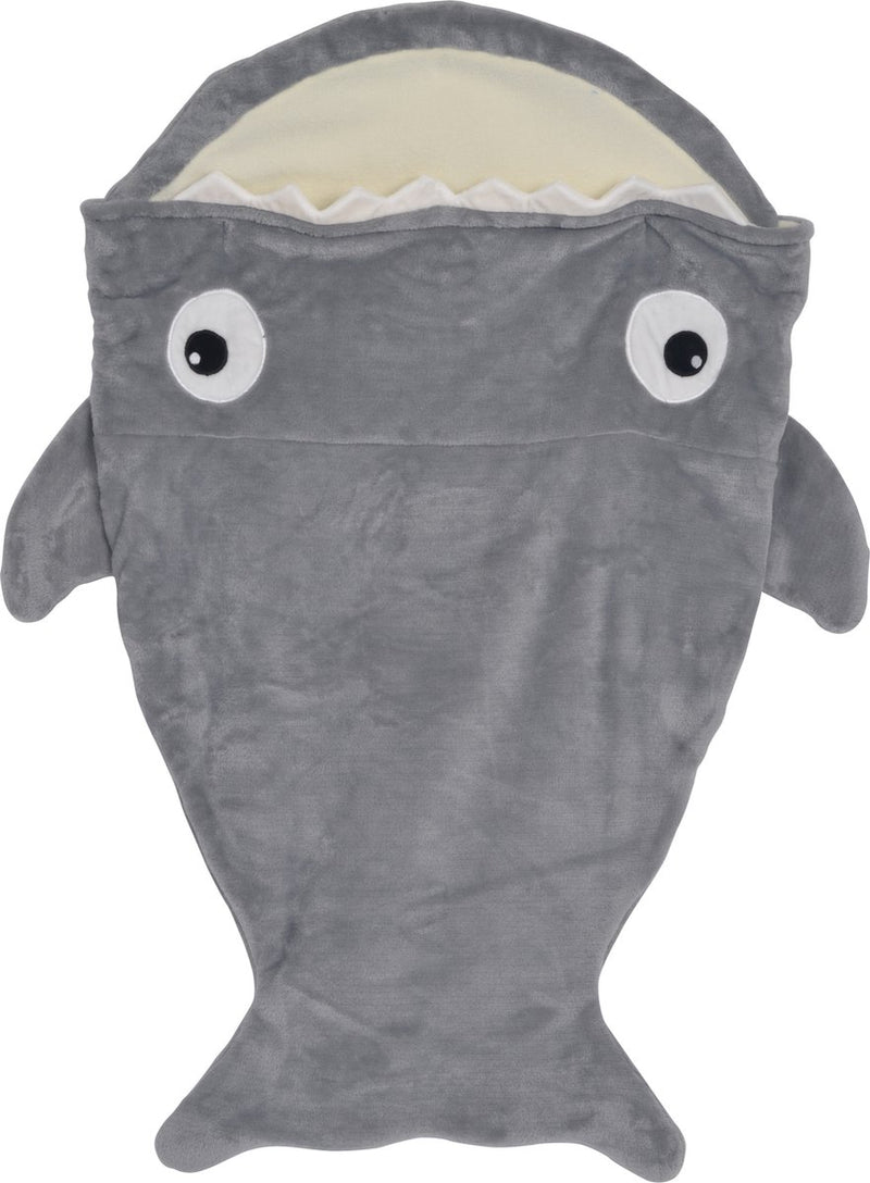 Saco de dormir Amuuso tiburón gris - 91x58 cm.