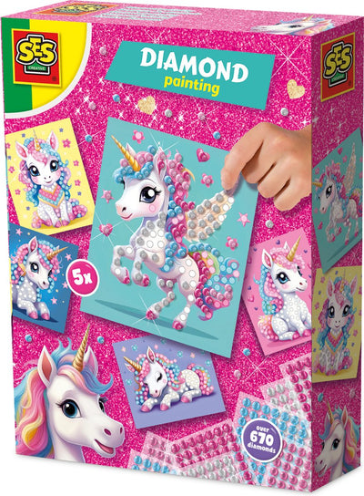 Pintura de diamantes SES - Unicornio