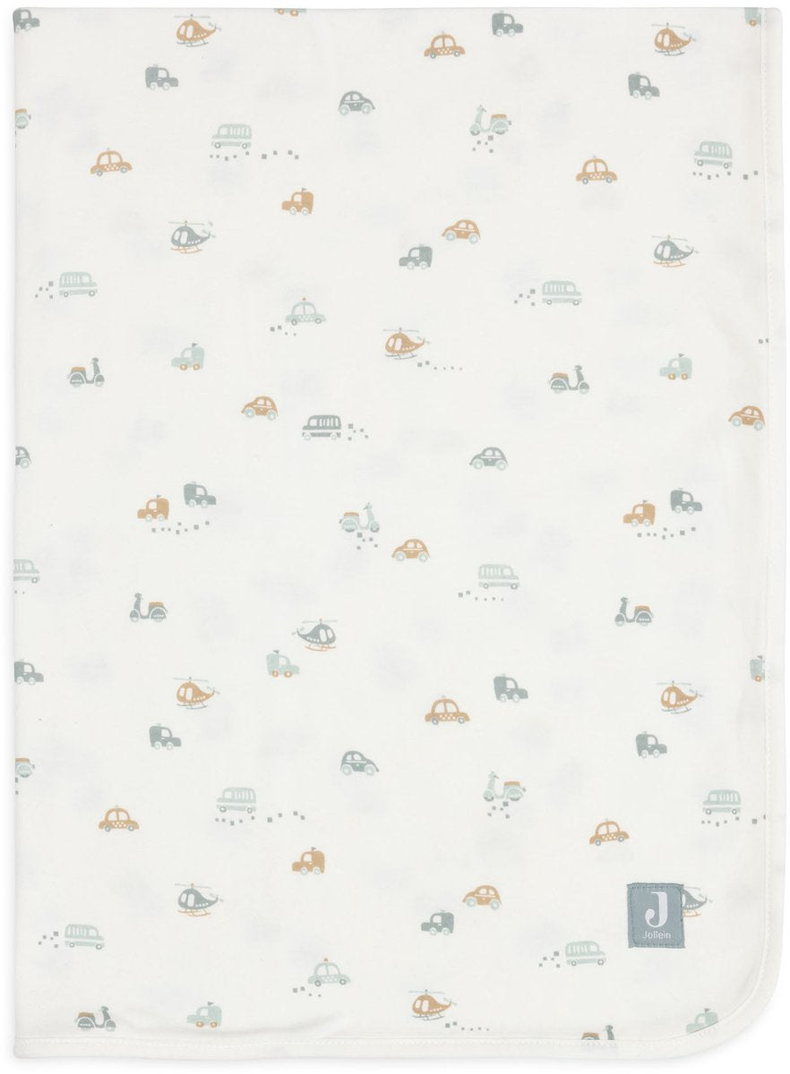 Coperta per culla Jollein in jersey 75x100 cm - coperta per culla per bambini - in movimento