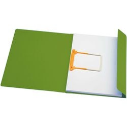 Carpeta con clip secolor djois 512784 cartón sin cloro 310x250mm 270g 25mm verde