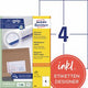 Etichette avery zweckform 3483 universale 105x148mm