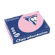 Trophee clairefontaine di carta colorata 1973 80 g m2 a4 rosa pastello