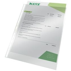 Funda expositora Leitz 4712 PVC A4 11 agujeros tapa abierta