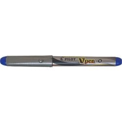 Pluma estilográfica pilot vpen punta de iridio fina 0,58 mm azul