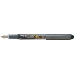 Pluma estilográfica pilot vpen punta de iridio fina 0,58 mm negro