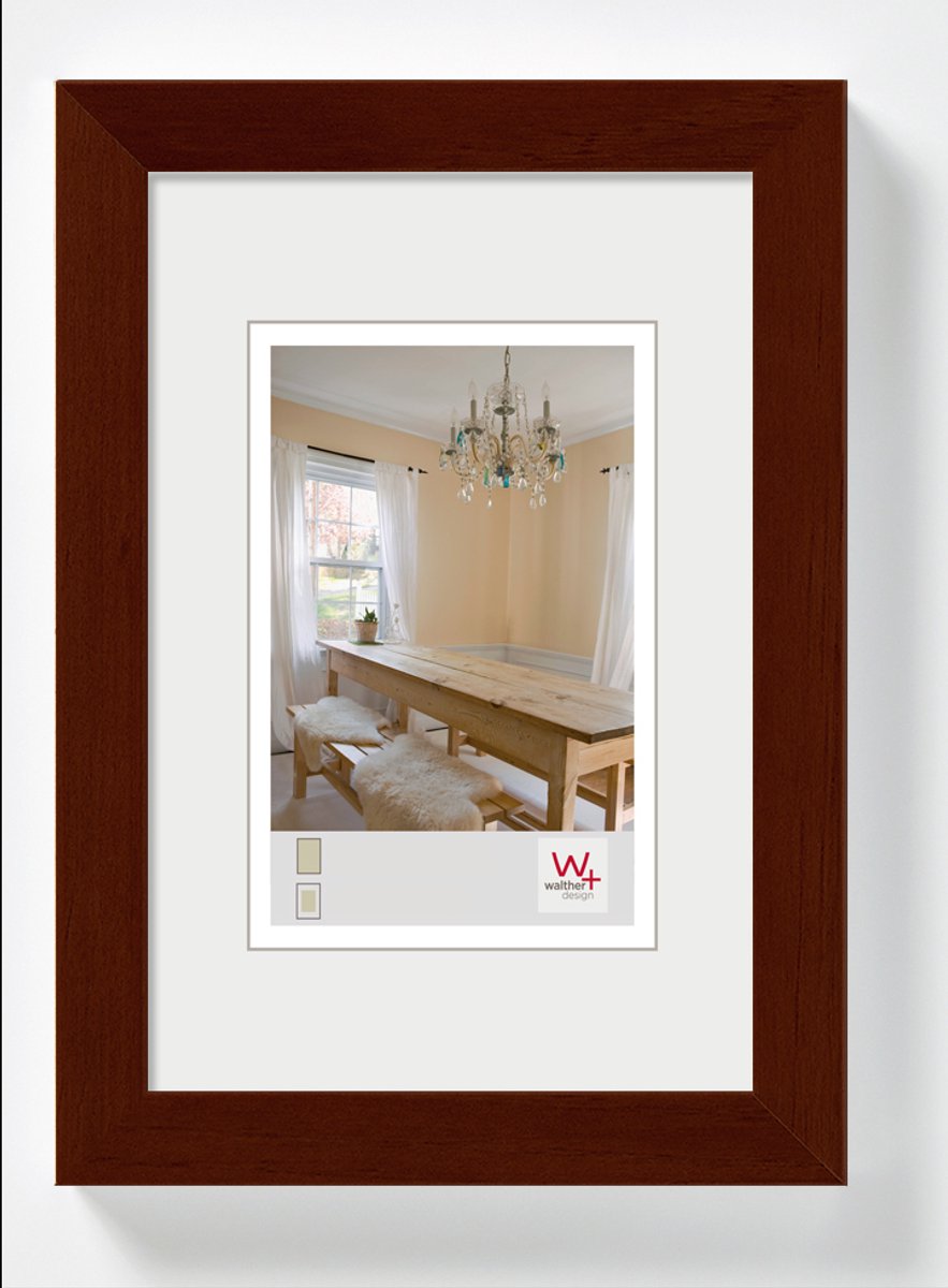 Peperoni Walther - cornice per foto - misura foto 10x15 cm - noce