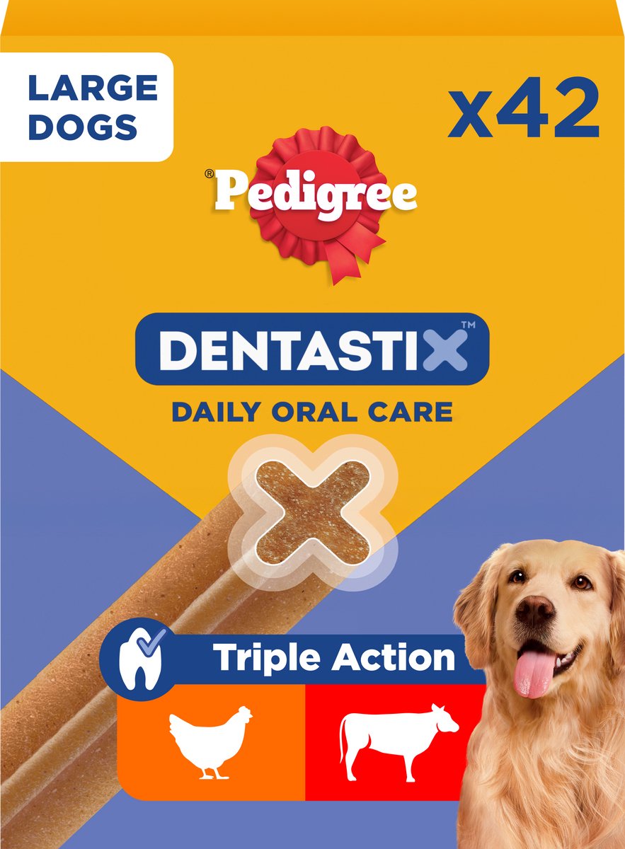 Pedigree dentastix - large dog - dental care - 42 chews