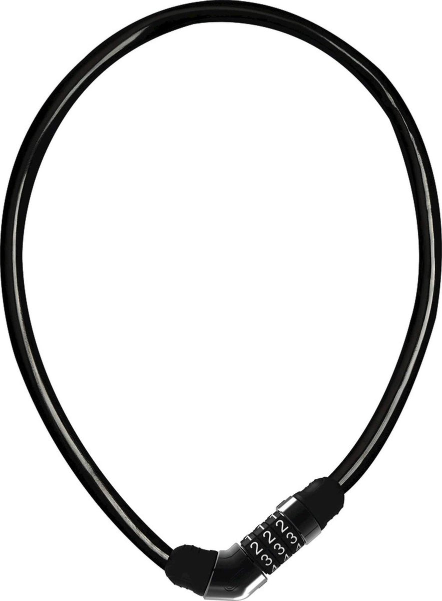 Candado de cable Abus 4408c - candado de combinación - cable de acero de 65 cm de largo con revestimiento de plástico - nivel de seguridad 2 - azul