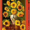 Selecta puzle castorland girasoles en jarrón de pavo real, 1000 uds.