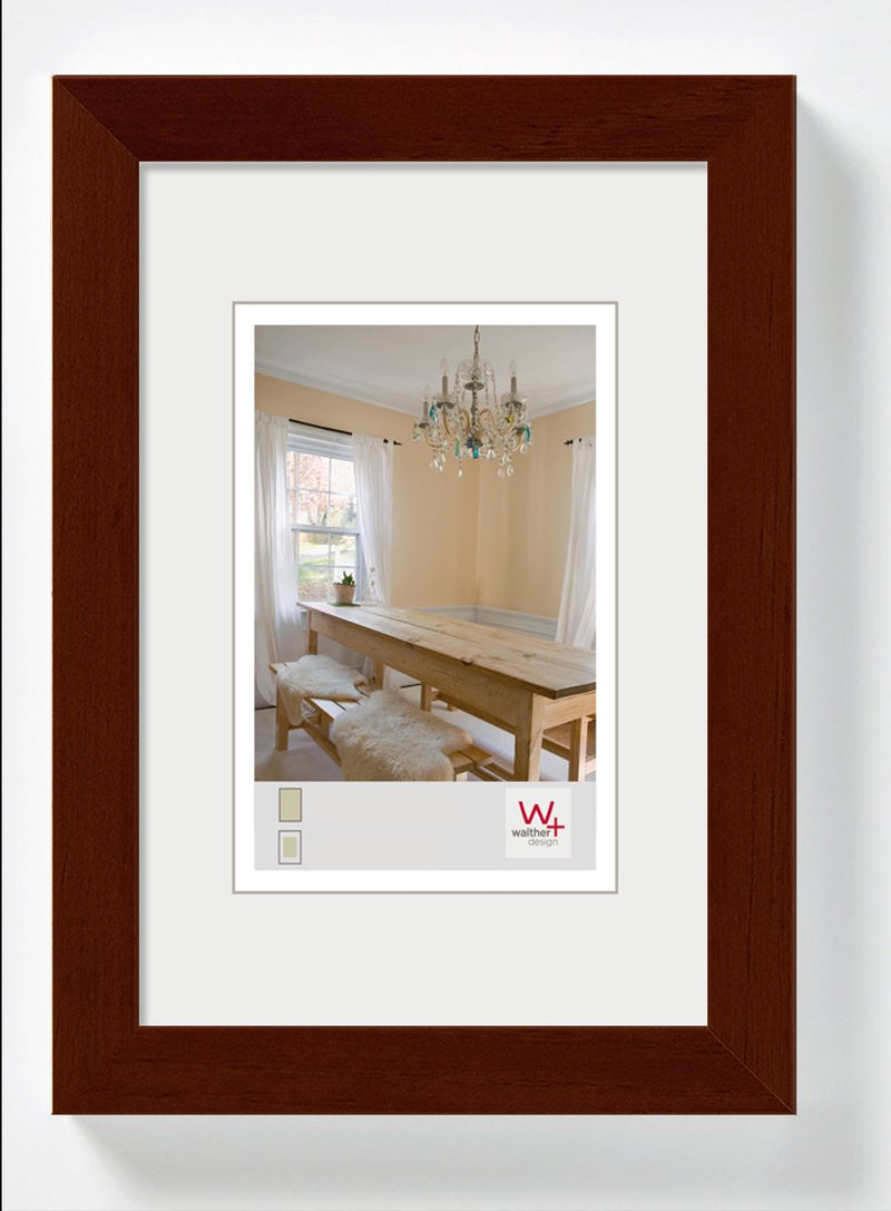 Peperoni Walther - cornice in legno - misura foto 13x18 cm - noci