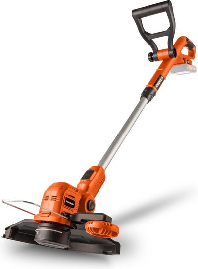 Cortabordes inalámbrico powerplus dual power powdpg75411 - 20 v y 260 mm ø, sin batería ni cargador, herramienta de jardín 2 en 1 como cortacésped y bordeadora para tu jardín
