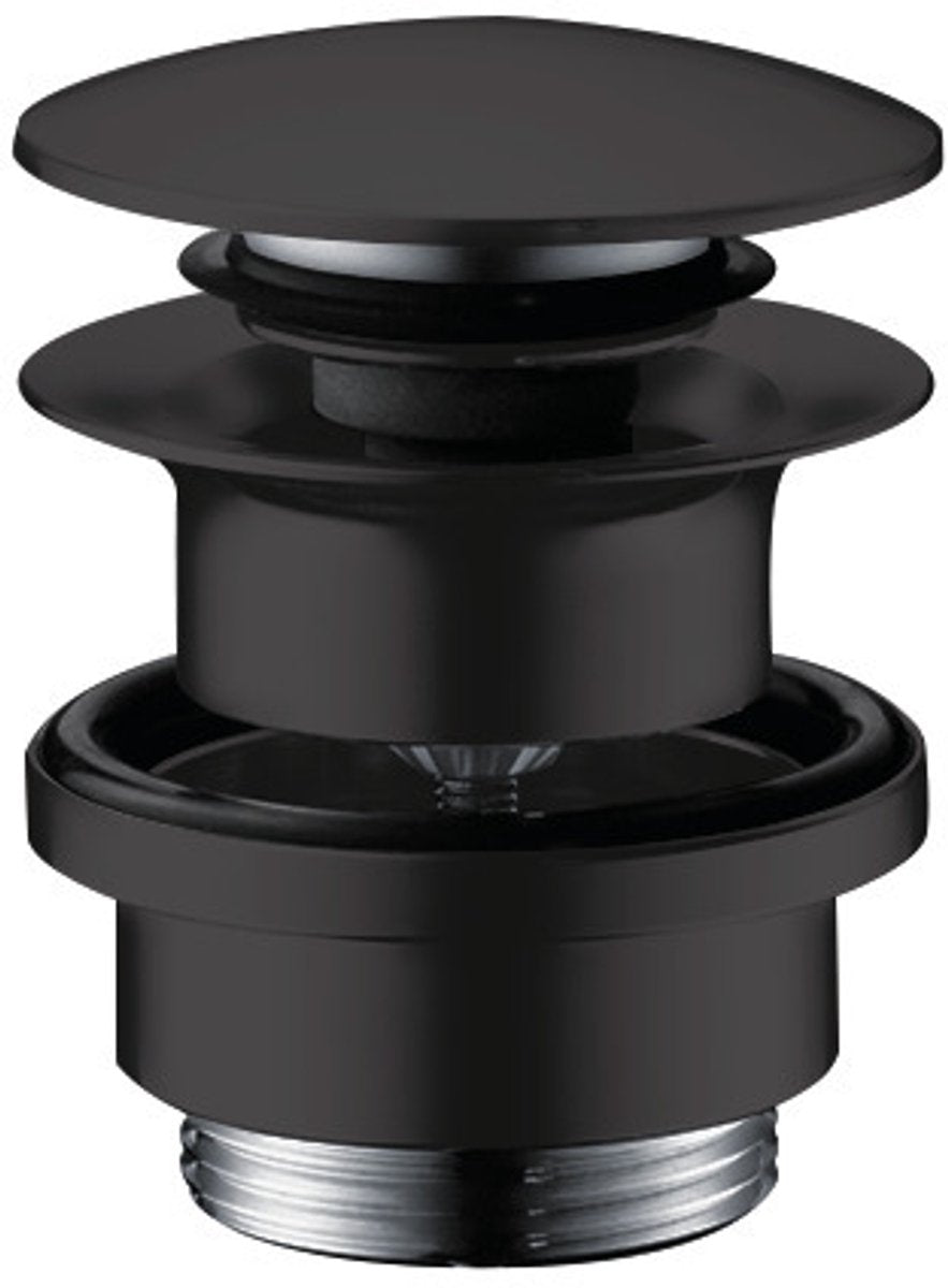 Piletta Hansgrohe piletta 1 1 4 click per miscelatori lavabo e bidet nero opaco