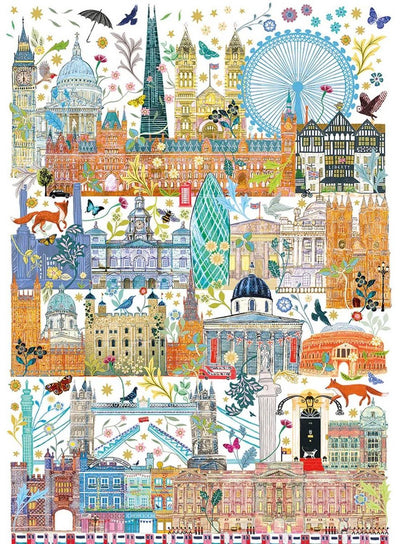 Gibsons - london skyline (by josie shenoy) - 1000 pieces 49×68cm (w×h) - jigsaw puzzle for adults